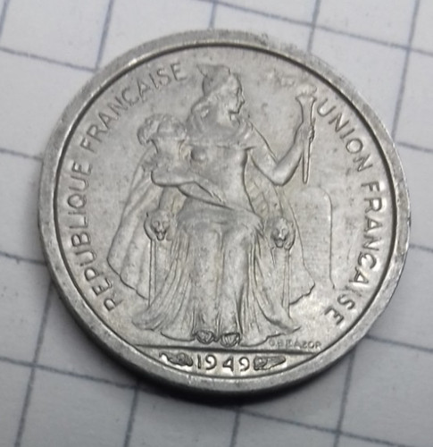 Neukaledonien centimes - 50,