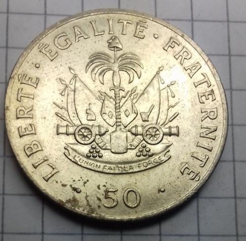 Haiti centimes 1991 - 50, centimes,