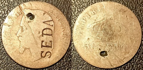 Napoleon iii 50 centimes - napoleon,