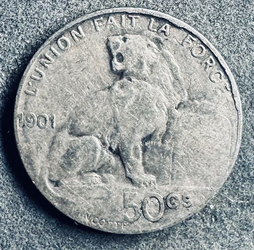Centimes 1901 belgien - centimes,