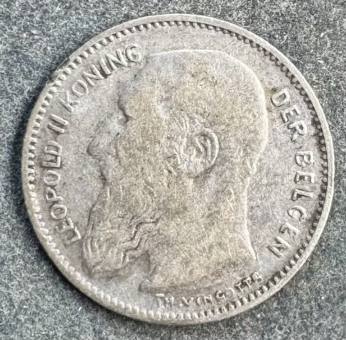 Centimes 1907 belgien - 50,