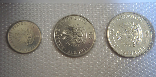 Haiti centimes 1997 - 5, 20