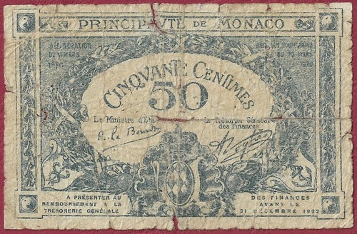 Monaco centimes 3 - monaco, p-3(a)