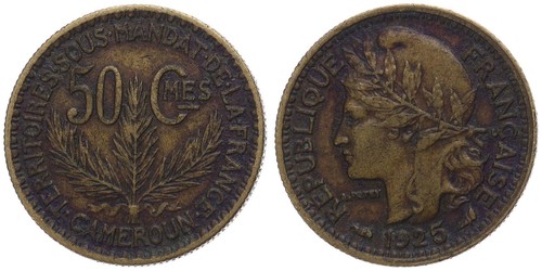 Kamerun cameroun 50 centimes - kamerun,