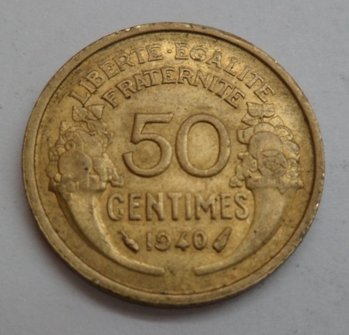 Frankreich centimes 1940 - frankreich, 50