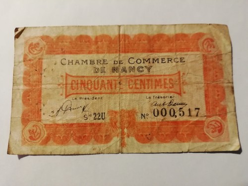 Frankreich centimes wwi - frankreich, 50