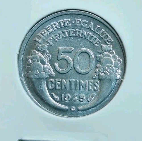 Centimes 1945 light type - c,