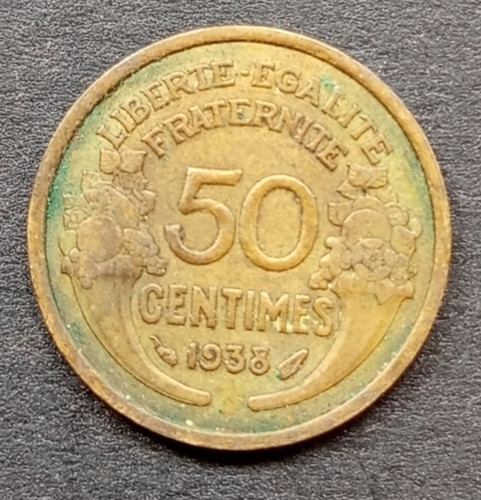 Münze frankreich centimes - frankreich:, 50