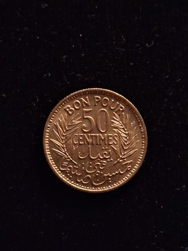 Tunesien tunesie centimes - tunesie, 50