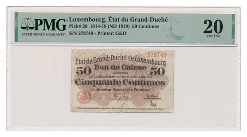 Luxemburg banknote centimes - luxemburg,