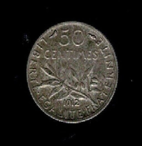 Centimes münze frankreich - 50,