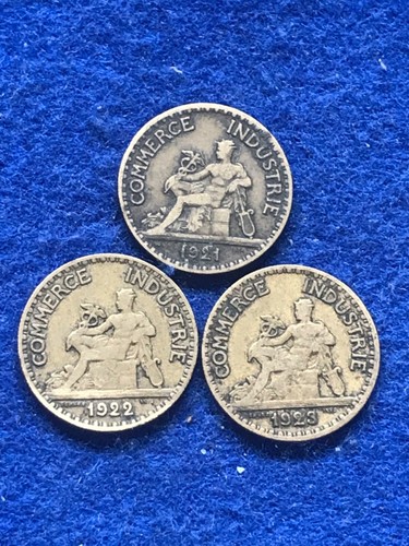 Centimes 1921 1922 1923 - 50, 1922,