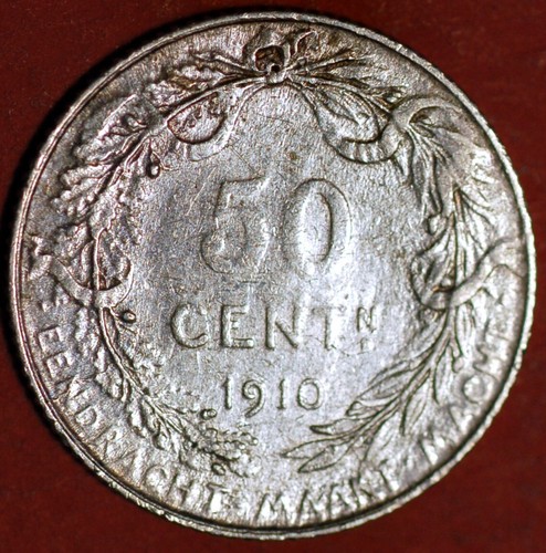 1910 belgien centimes - 50,
