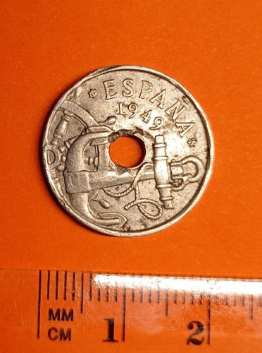 Münze spanien 50 centimes - münze,